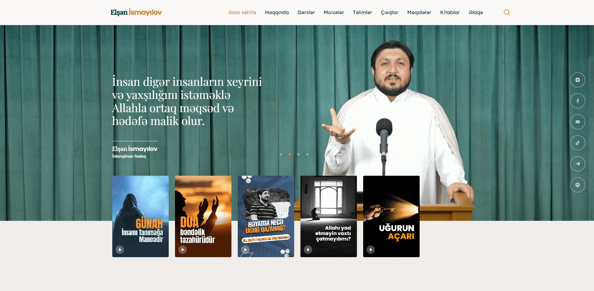 Elshanismayilov.az veb sayt layihəsi - Teymur Rahimli